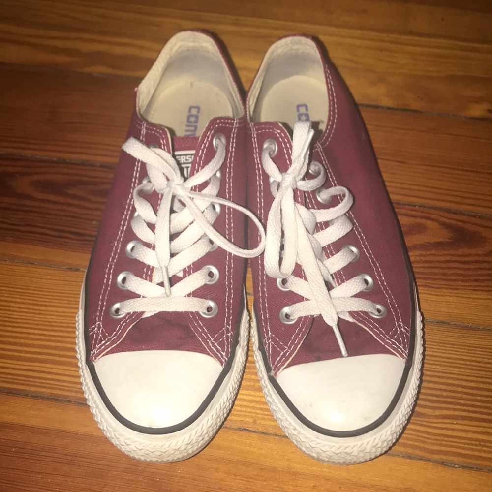 Maroon Converse